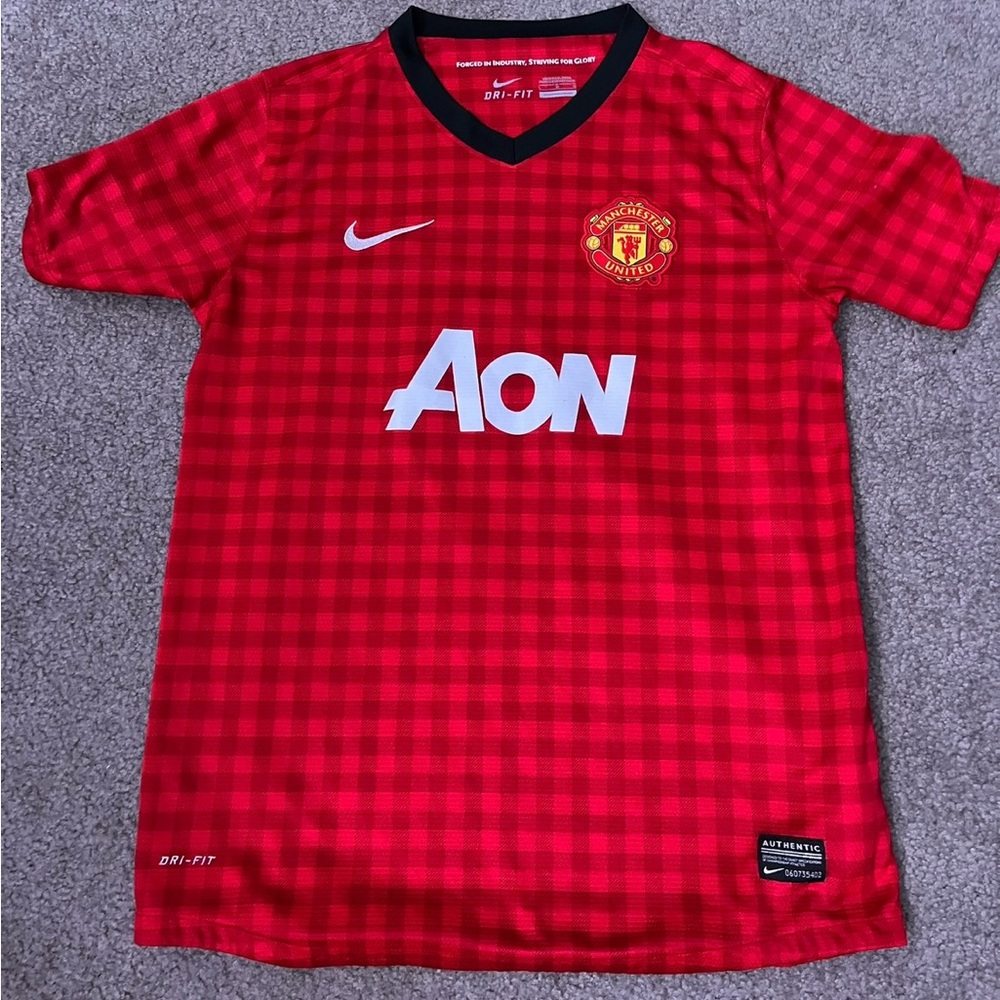 Manchester United Van Persie 2012/13 Home Jersey Youth Large